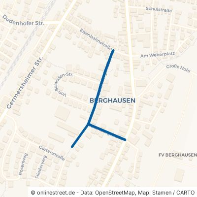 Gutenbergstraße Römerberg Berghausen 