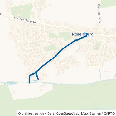 Karl-Stirner-Straße Rosenberg Geiselrot 