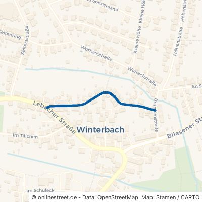 Hintereckstraße Sankt Wendel Winterbach 
