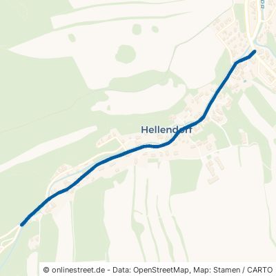 Grenzlandstraße Bad Gottleuba-Berggießhübel Hellendorf 