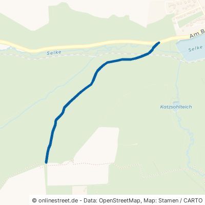 Breitensteiner Weg Harzgerode Stadt Güntersberge 