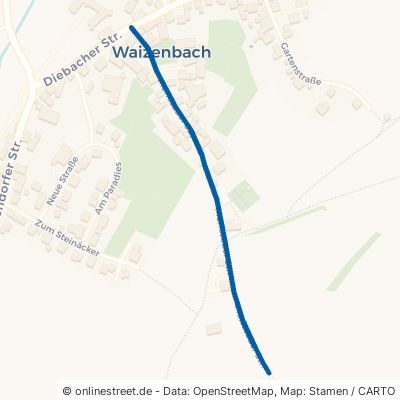 Morlesauer Straße Wartmannsroth Waizenbach 