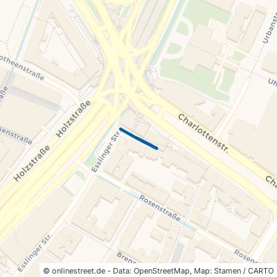 Kanalstraße Stuttgart Mitte 