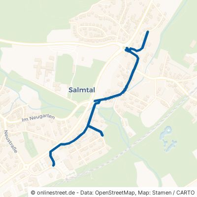Salmstraße Salmtal Salmrohr 