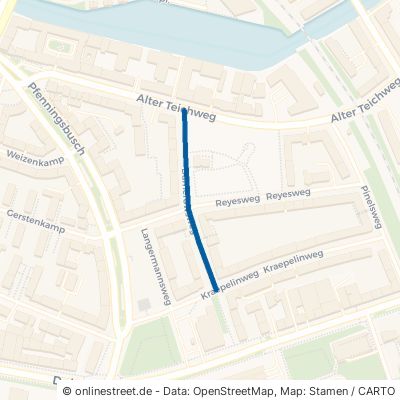 Damerowsweg Hamburg Barmbek-Süd 