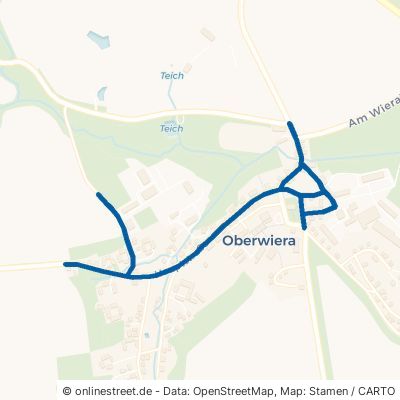Hauptstraße Oberwiera Schlagwitz 