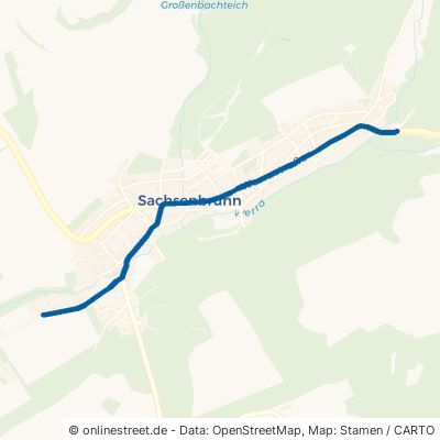 Werrastraße Eisfeld Schwarzenbrunn 