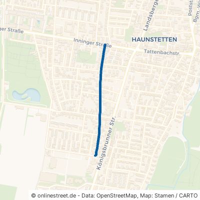 Via-Claudia-Straße Augsburg Haunstetten Haunstetten - Siebenbrunn