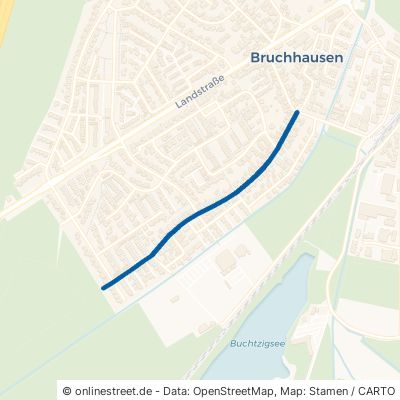 Buchtzigstraße Ettlingen Bruchhausen 