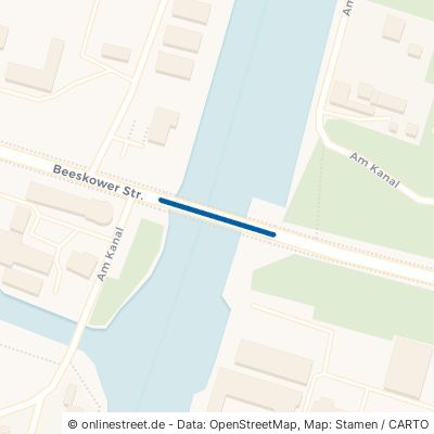 Schönfließer Brücke Eisenhüttenstadt 