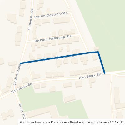 Willi-Hoffmann-Straße Seegebiet Mansfelder Land Stedten 