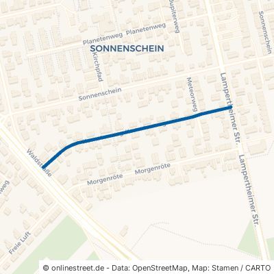Kometenweg 68305 Mannheim Gartenstadt Gartenstadt