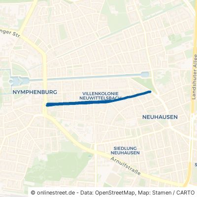 Romanstraße München Neuhausen-Nymphenburg 