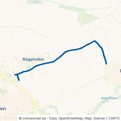 Bischwinder Weg Gerolzhofen Rügshofen 