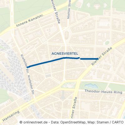 Balthasarstraße Köln Neustadt-Nord 