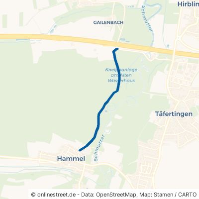Gailenbacher Weg Gersthofen Edenbergen 