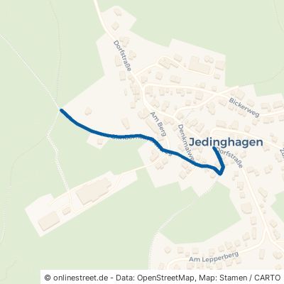 Gimborner Kirchweg Marienheide Jedinghagen 