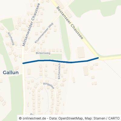 Storkower Straße Mittenwalde Gallun 