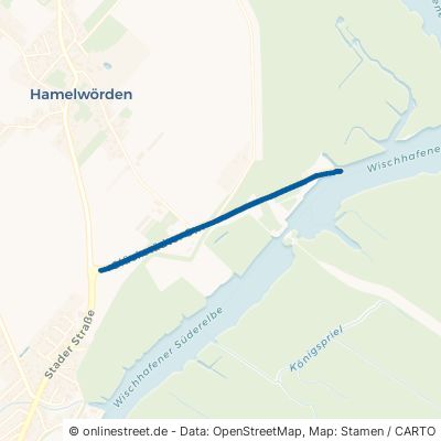 Glückstädter Straße Wischhafen Hamelwörden 