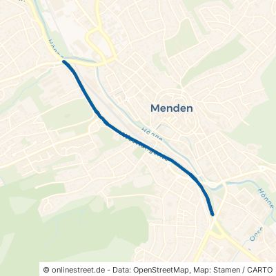 Westtangente Menden (Sauerland) Mitte 