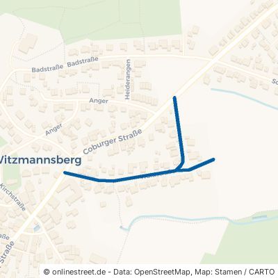 Waldstraße Ahorn Witzmannsberg 