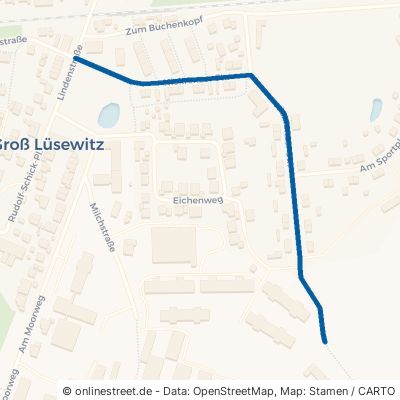 Niekrenzer Straße Sanitz Groß Lüsewitz 