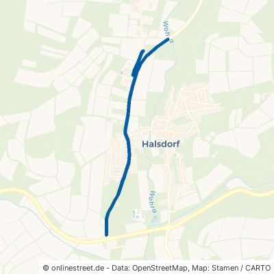 Auestraße Wohratal Halsdorf 