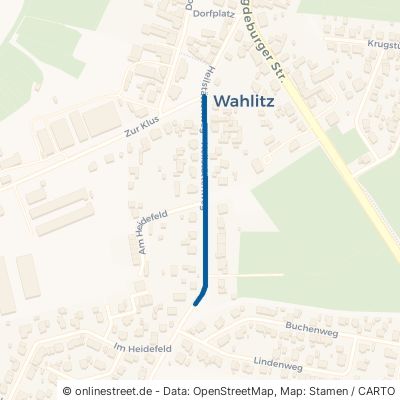 Heilstättenweg 39175 Gommern Wahlitz 