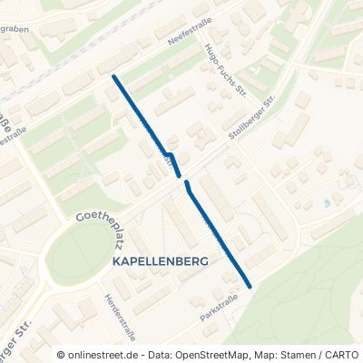Katharinenstraße Chemnitz Kapellenberg 
