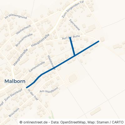 Poss Straße Malborn 