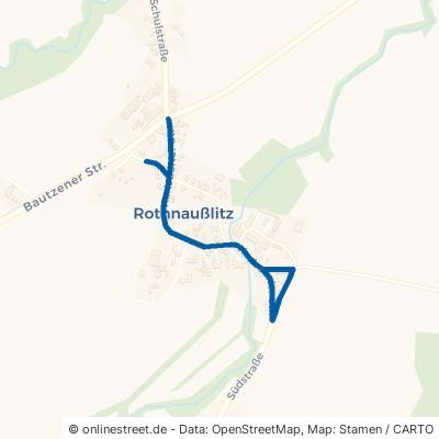 Karlsdorfer Straße Demitz-Thumitz Rothnaußlitz 