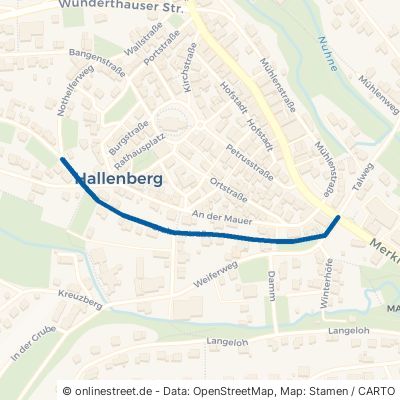 Grabenstraße Hallenberg 