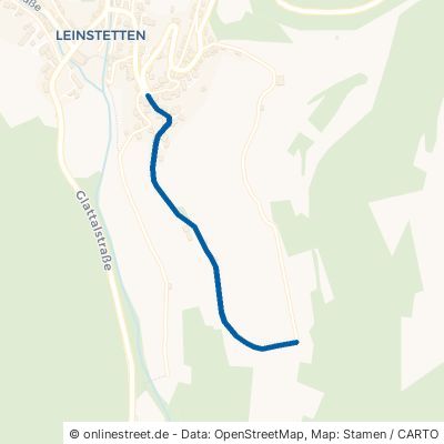 Lange-Röt-Straße Dornhan Leinstetten 