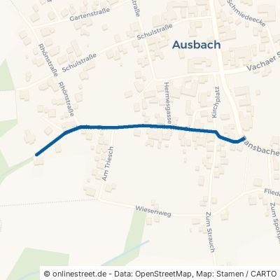 Landecker Straße Hohenroda Ausbach 