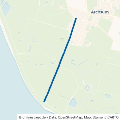 Deichweg Sylt-Ost Archsum 