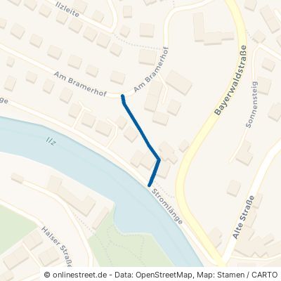 Verbindungsweg Bramerhof - Stromlänge Passau Grubweg 