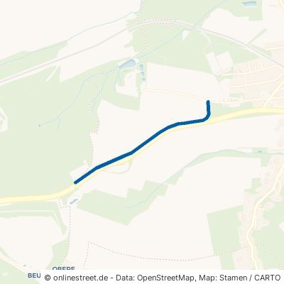 Nordweg Niederwiesa Oberwiesa 