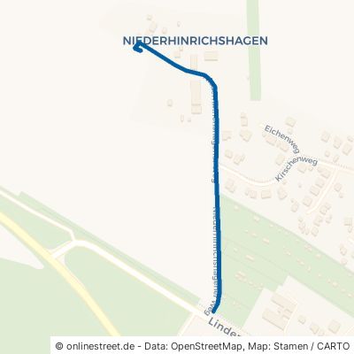 Niederhinrichshagener Weg Sundhagen Reinberg 