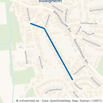 Römerstraße Neuberg Rüdigheim 