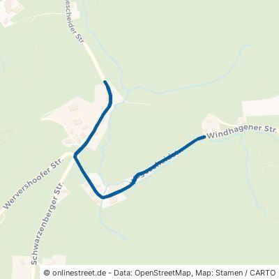 Wegescheidstraße Gummersbach Hülsenbusch 