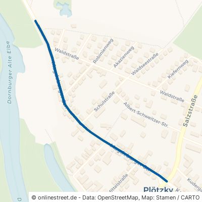 Magdeburger Straße Schönebeck Plötzky 