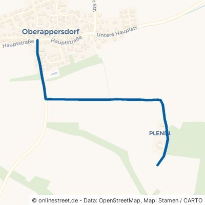 Gerlhausener Straße Zolling Oberappersdorf 