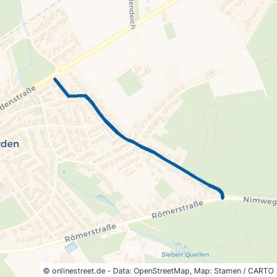 Schaafsweg Kranenburg Nütterden 