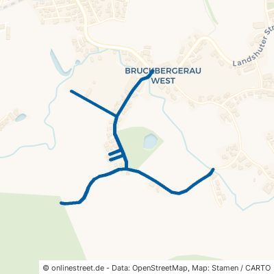 Dammstraße Bruckberg Bruckbergerau 