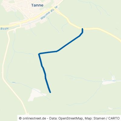 Johann Georg Von Langen-Weg Oberharz am Brocken Tanne 