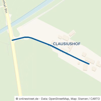 Clausiushofer Straße Großderschau Altgarz 