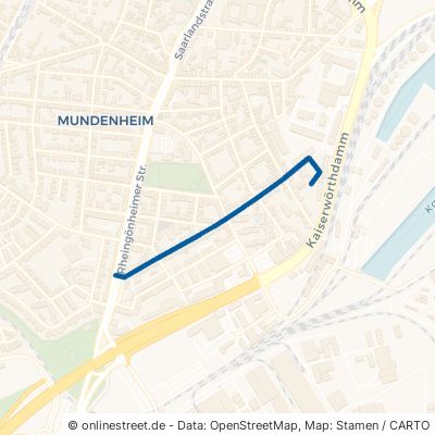 Hoheneckenstraße Ludwigshafen am Rhein Mundenheim 