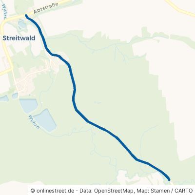 Kohrener Straße Frohburg Streitwald 