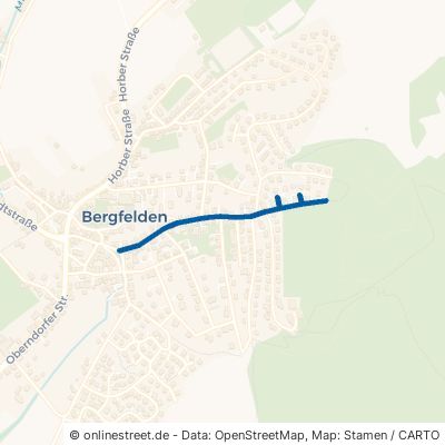 Bernsteiner Straße Sulz am Neckar Bergfelden 