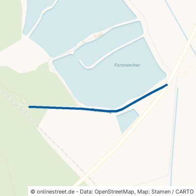 Forstweg Schwarzenfeld Irrenlohe 
